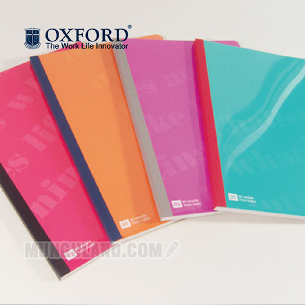 Oxford PP Cover 4000 Lay-Flat Notebook A4 80 Sheets Color