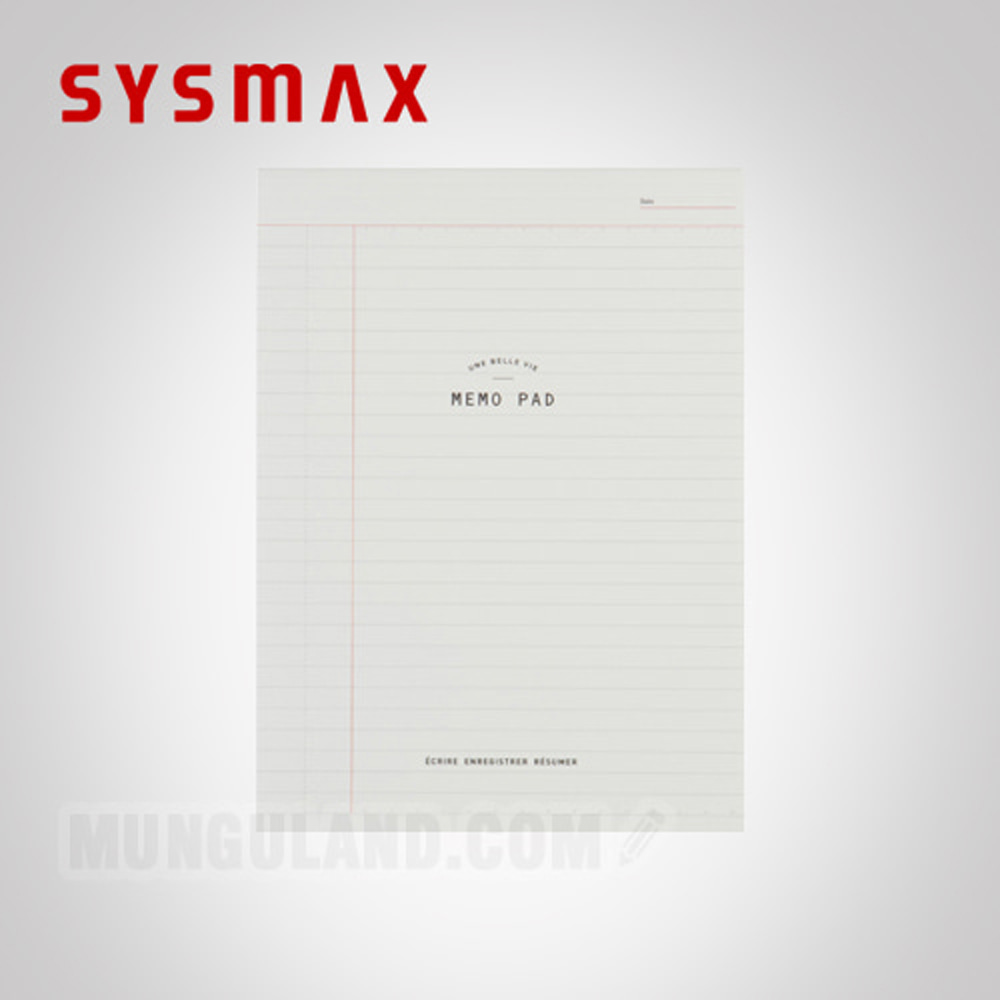 SYSMAX Notepad B5 Lined