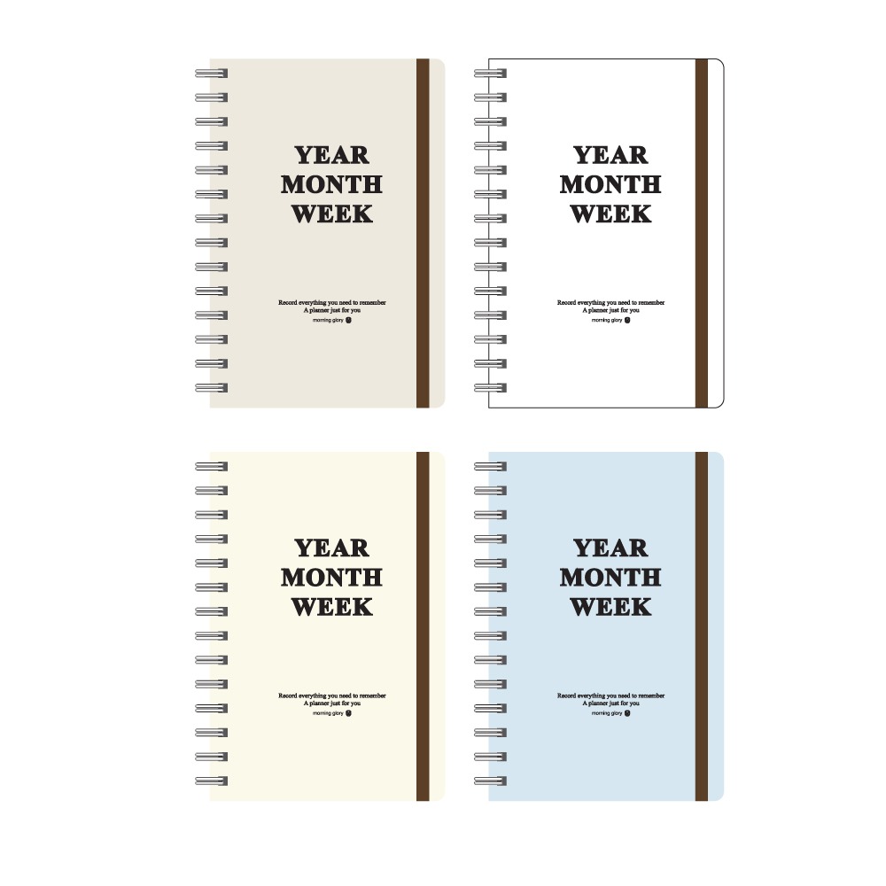 Morning Glory 5500 Clear PP Binding Scheduler SP Notebook