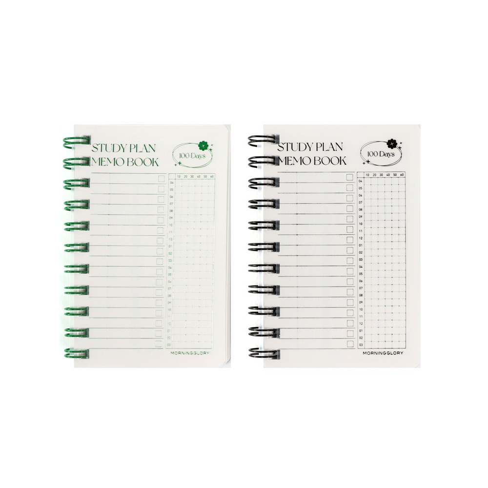 Morning Glory 3000 PP 10-Minute Study Notebook (Left Bound)
