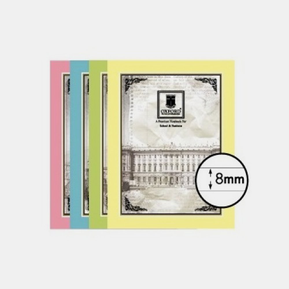 Oxford 6000 PP Pocket Perforated Spring Letter Notebook 80 Sheets ASN10016