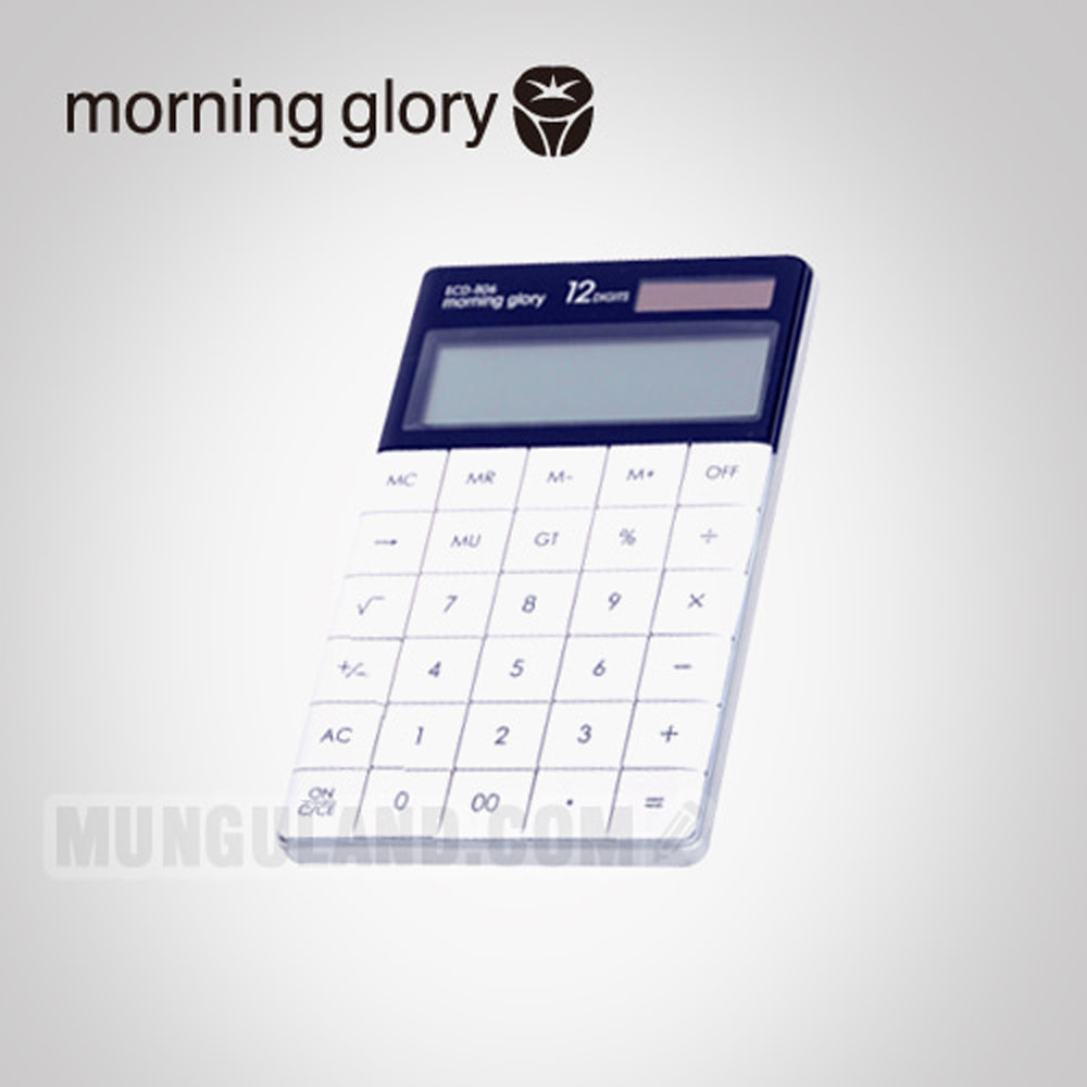 Morning Glory 18000 ECD-806 Flat Color Calculator (White)