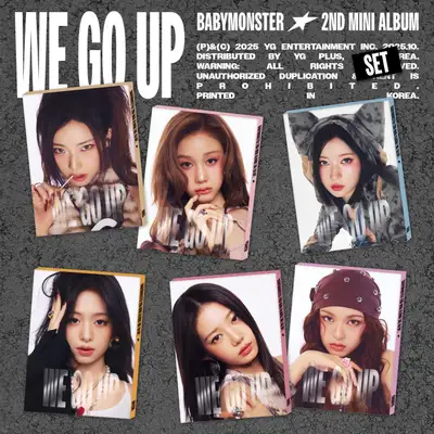 (6種 SET) BABYMONSTER 2nd MINI ALBUM [WE GO UP] PATTERN Ver.