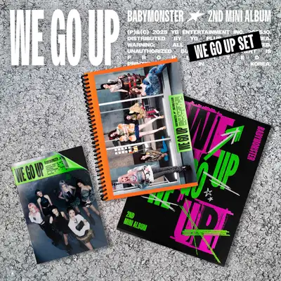 （3種セット）BABYMONSTER 2nd MINI ALBUM [WE GO UP] WE GO UP Ver.