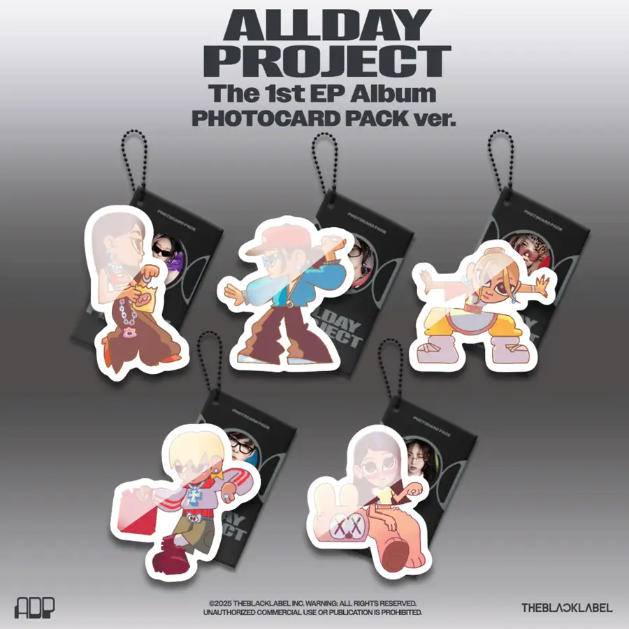 (5種セット)The 1st EP Album 'ALLDAY PROJECT' フォトカードパック ver.