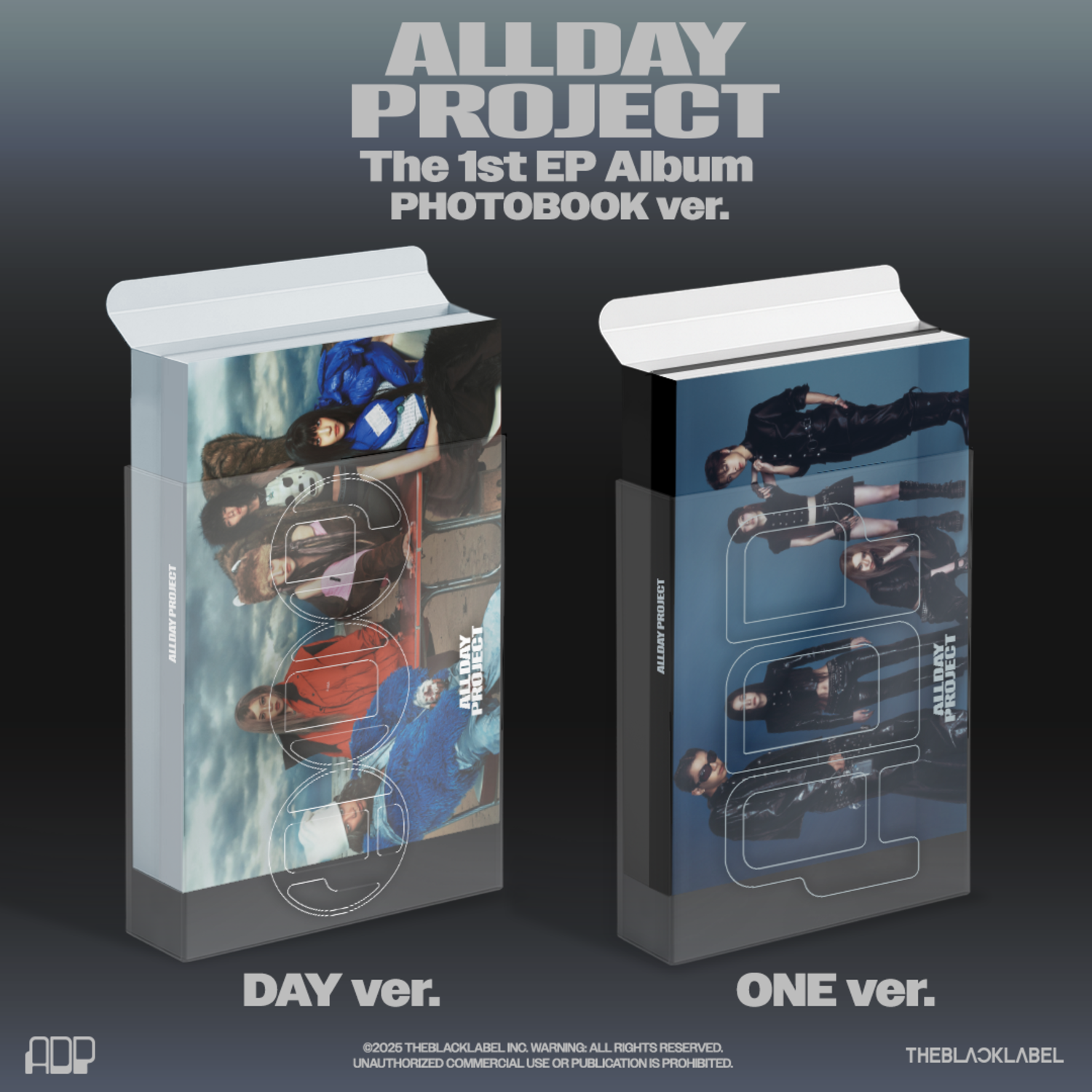 The 1st EP Album 'ALLDAY PROJECT' PHOTOBOOK ver. (Random 1 of 2 Types)