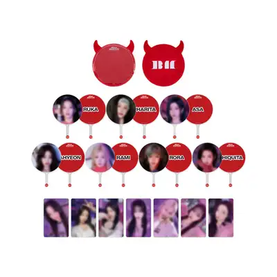 [HELLOMONSTERS] BABYMONSTER IMAGE PICKET + FABRIC HORN COVER SET