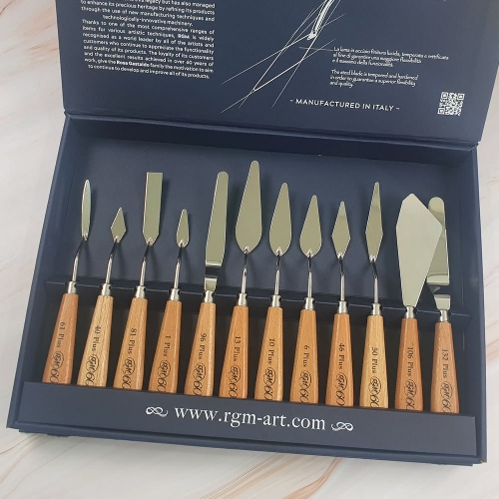 RGM 60th Anniversary Limited Premium Knife 12-Piece Set with Acacia Wood Handle