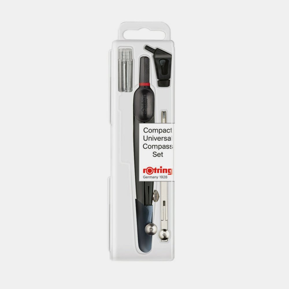 Rotring Compact Universal Compass Set 4-Piece 676540