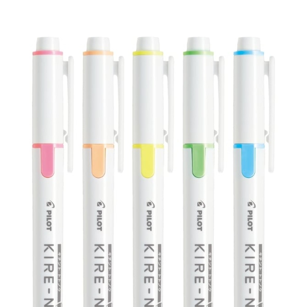 Pilot Kiraena Twin Highlighter 10 Color 5-Color Set