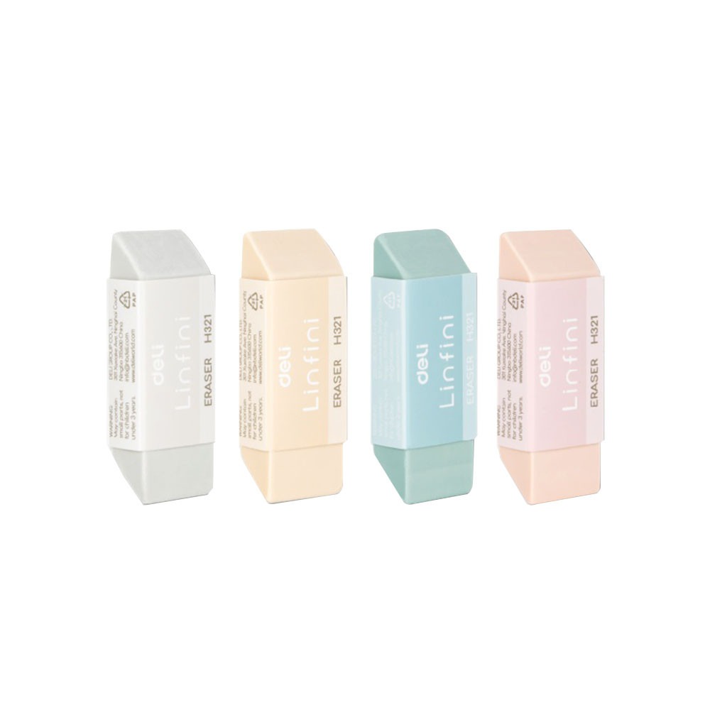 Deli Linpini Pastel Diagonal Eraser H321