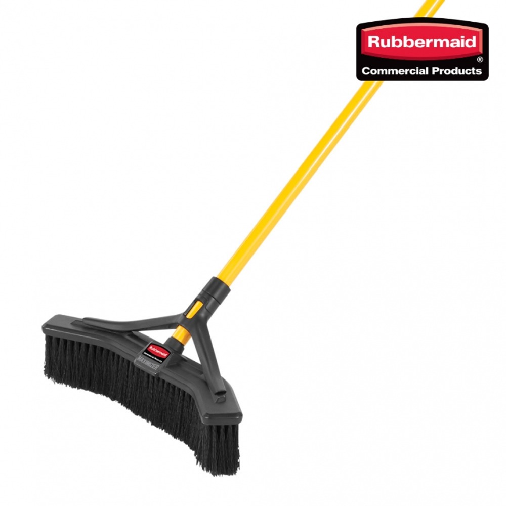 Rubbermaid Maximizer Broom 45cm for Large Dust