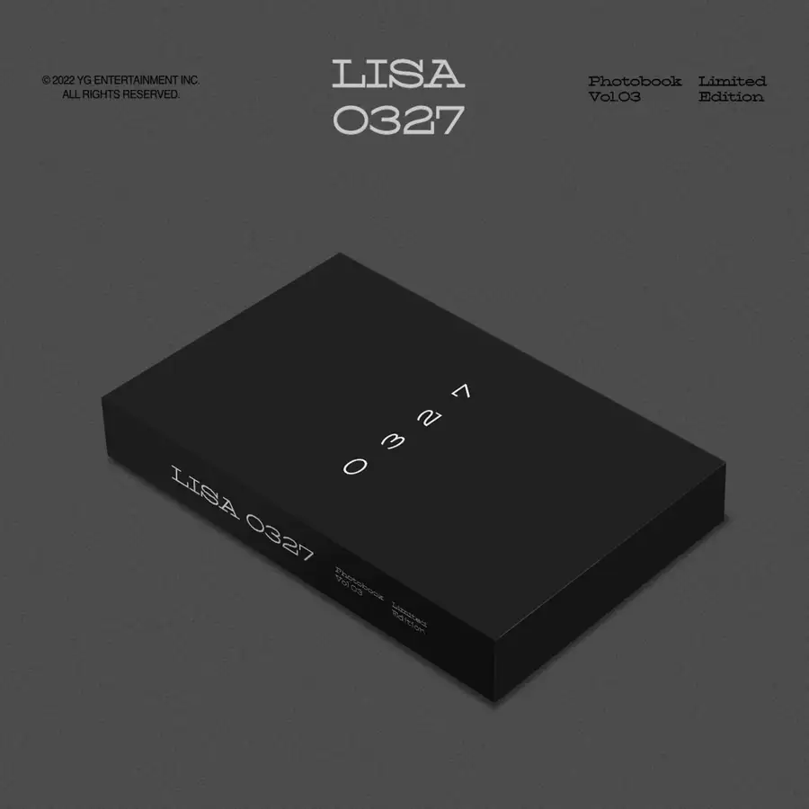 LISA 0327 PHOTOBOOK VOL.03 -LIMITED EDITION- — 2