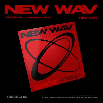TREASURE 4th MINI ALBUM [NEW WAV] RED VER.