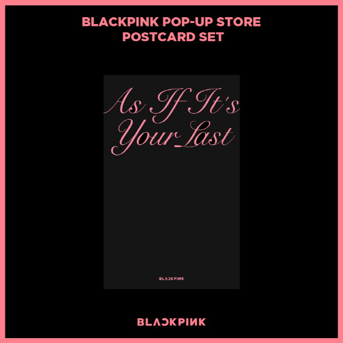 BLACKPINK POP-UP STORE POSTCARD SET