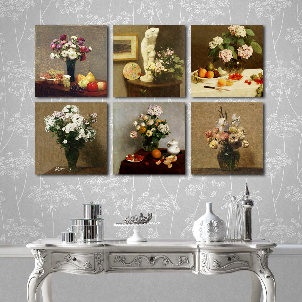 Modern Factory Henri Fantin-Latour Masterpiece Art Interior Canvas Frame 12 Types