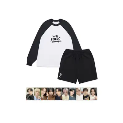 [BFF] TREASURE ロングスリーブTシャツ&ショーツセット