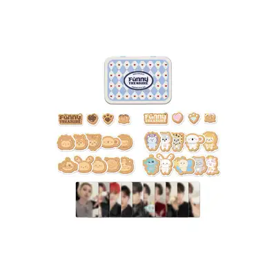 [FUNNYTREASURES2] TREASURE TIN CASE STICKER PACK