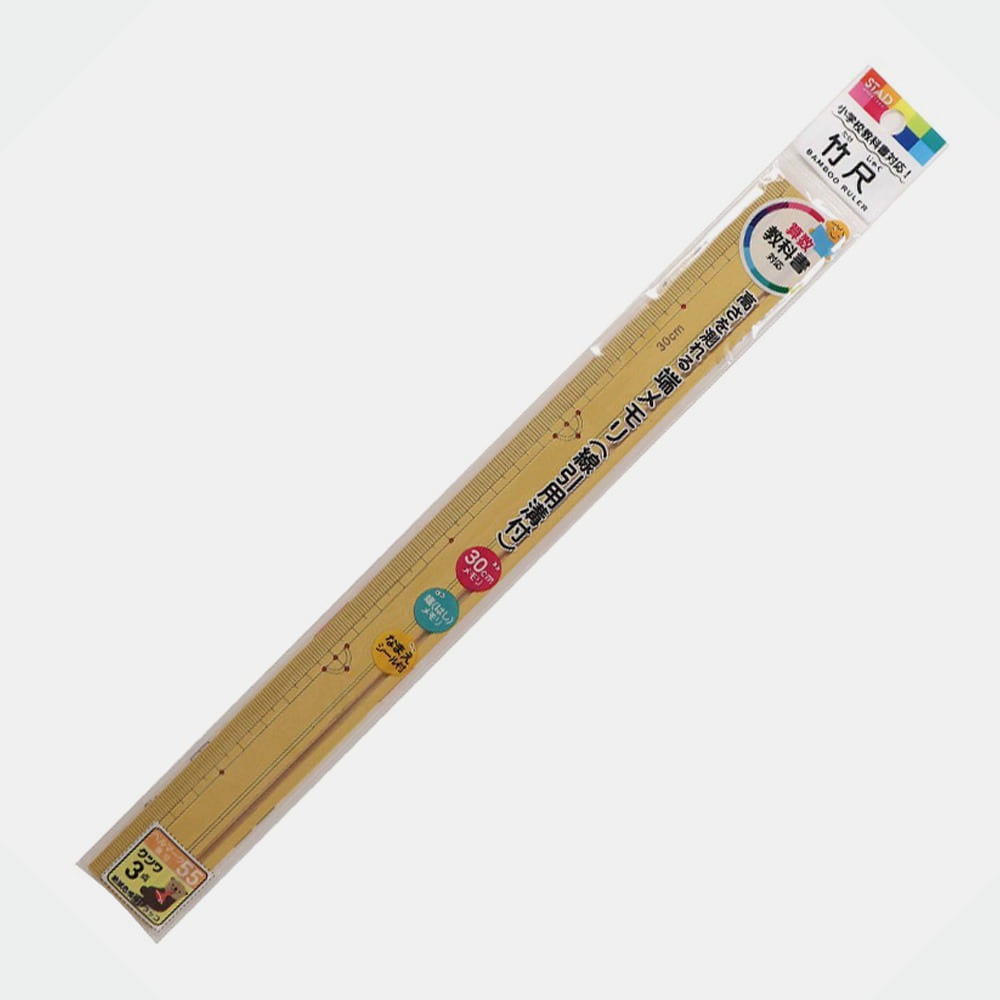 Kutsuwa Bamboo Ruler TS003 30cm
