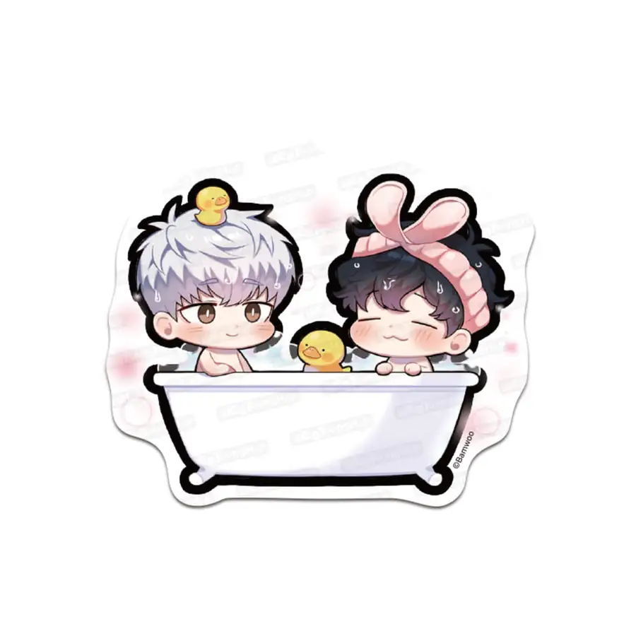 [Winter Passes, Cherry Blossoms] Gyeoji Cherry Blossom Bias Character Big Piece Sticker No.6 Daily Set — 2