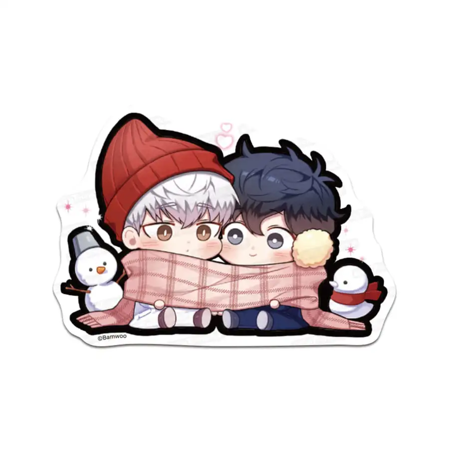 [Winter Passes, Cherry Blossoms] Gyeoji Cherry Blossom Bias Character Big Piece Sticker No.6 Daily Set — 3