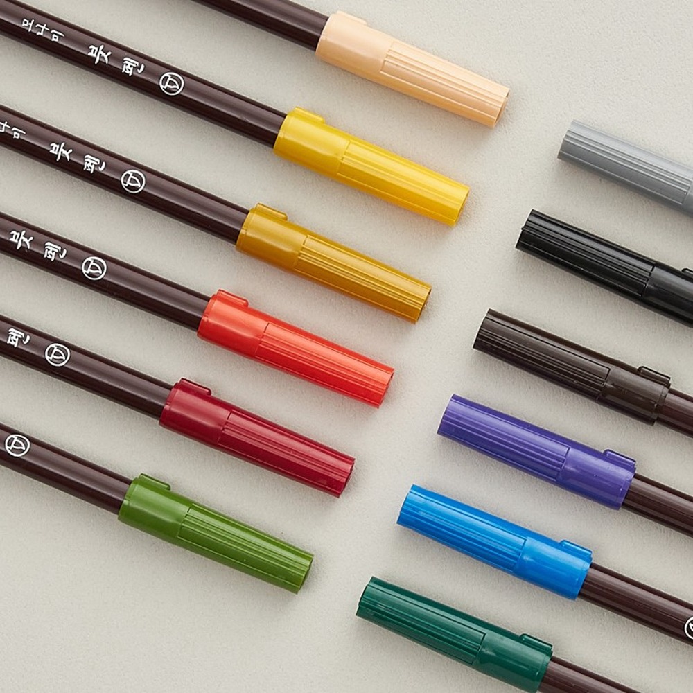 Monami Brush Pen 12 Color Set