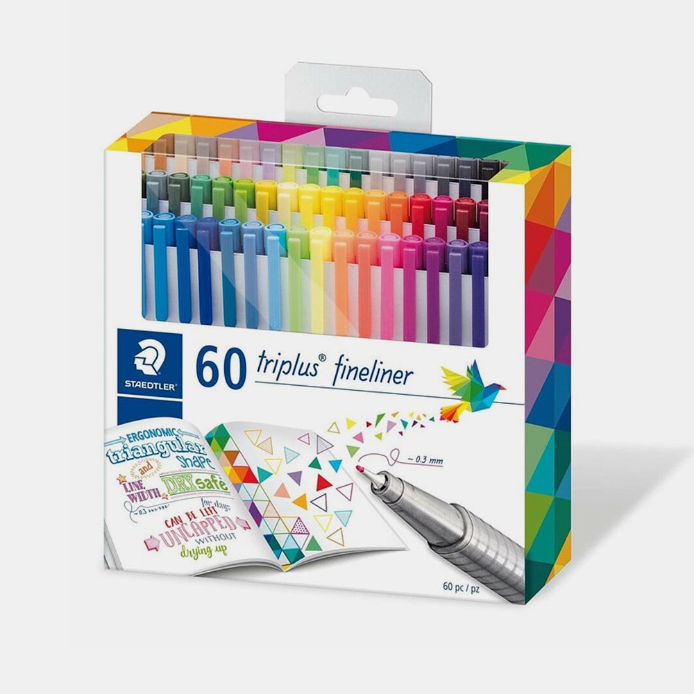 Staedtler Triplus Fineliner 60 Color Set 334 C60