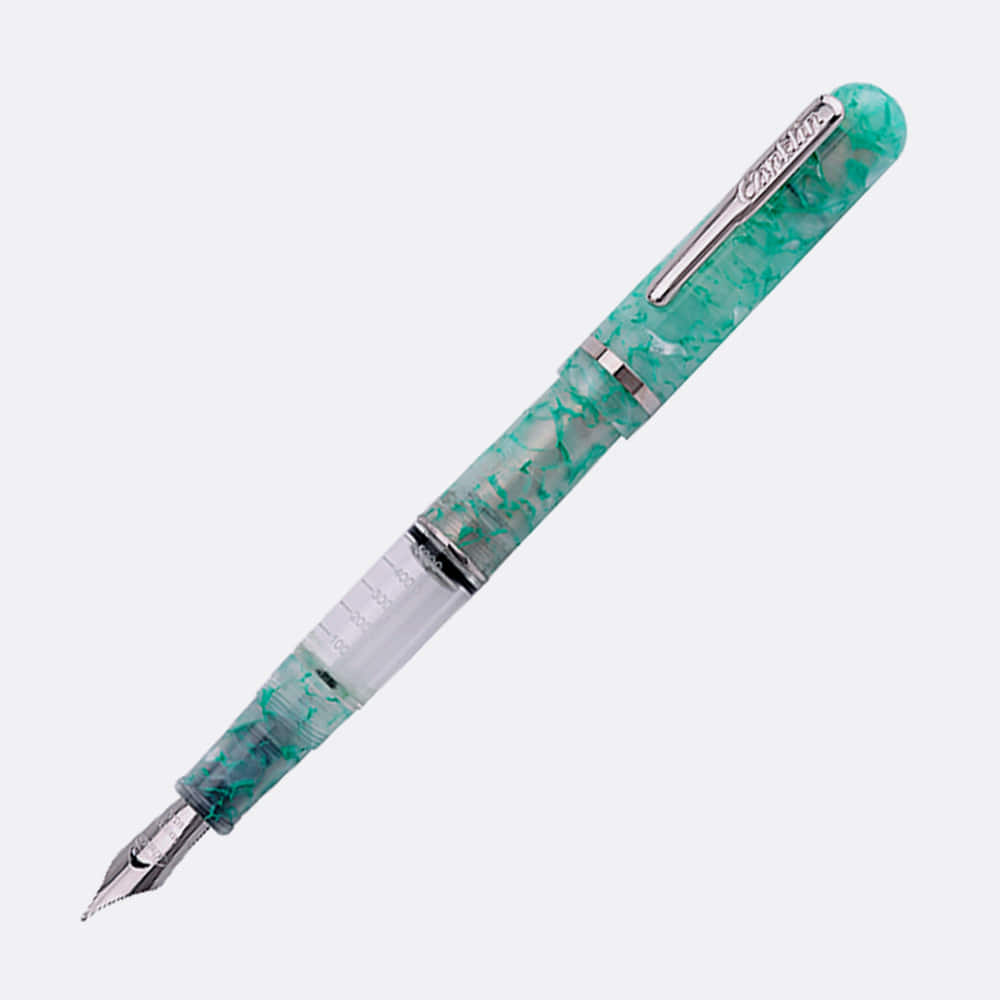 Conklin Heritage Word Gauge Fountain Pen Turquoise