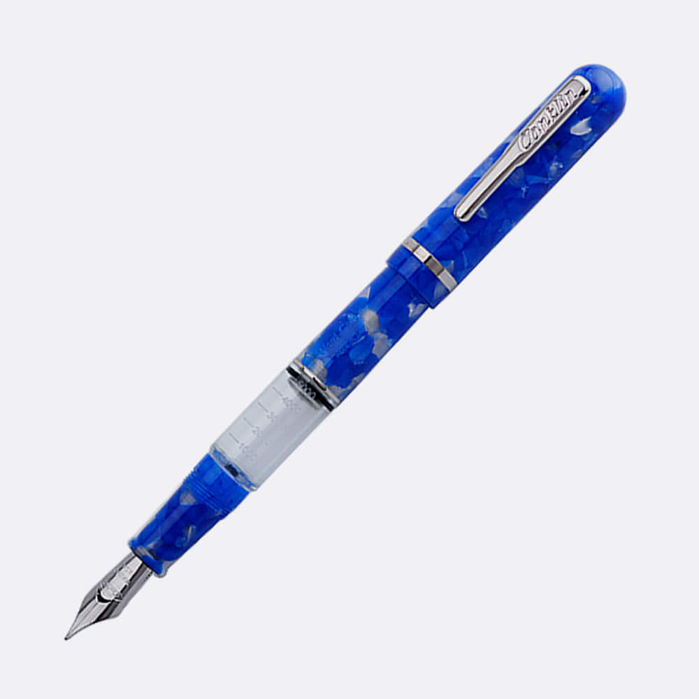 Conklin Heritage Word Gauge Fountain Pen Blue