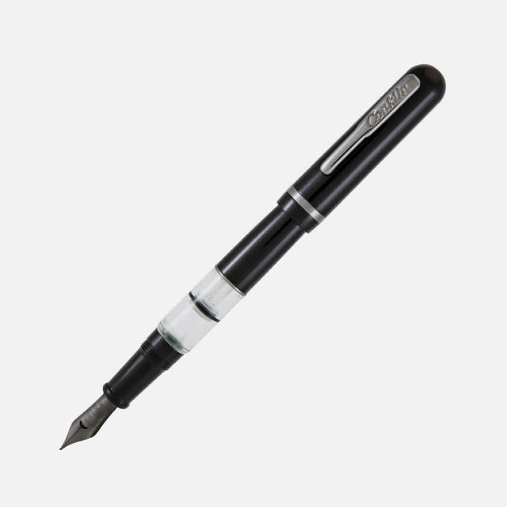 Conklin Heritage Word Gauge Fountain Pen Black
