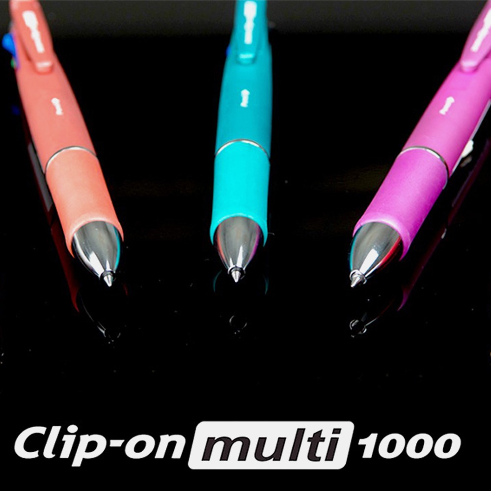 Zebra Clip-On Multi 1000 Multipen 4+1 Ballpoint Pen + Mechanical Pencil
