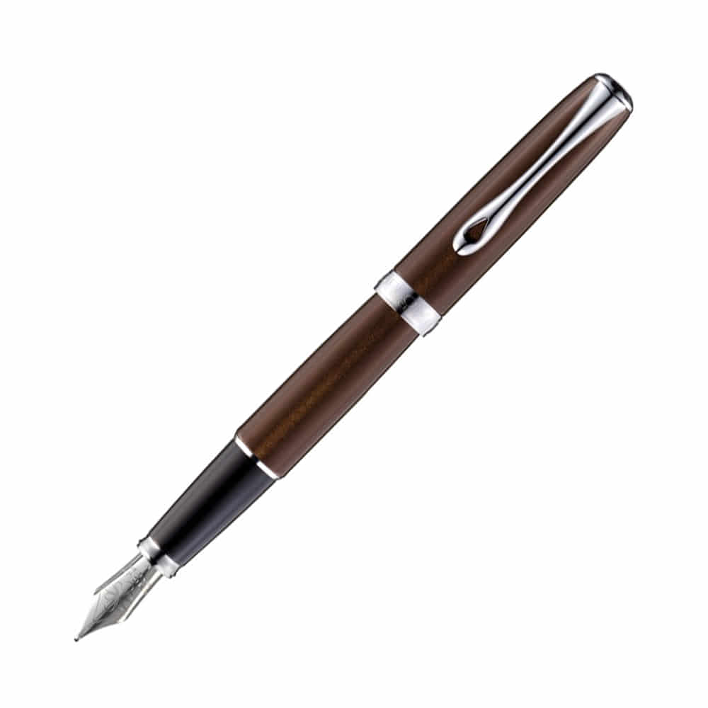 Diplomat Excellence A2 Marrakesh Brown Silver Fountain Pen
