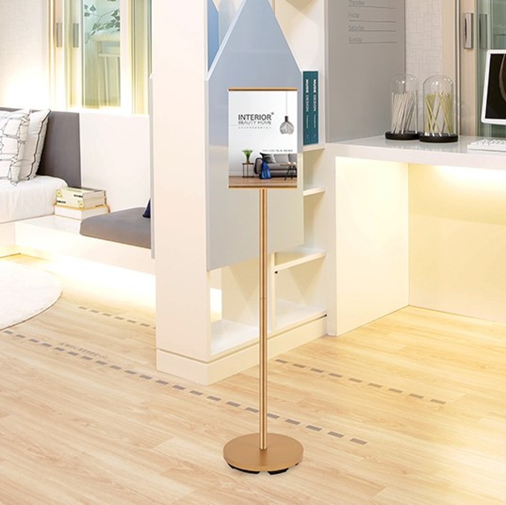 Snap Stand Sign Holder - Gold, Silver, Black - A4, A3