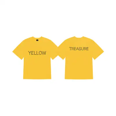 [PLEASURE] TREASURE イエロー Tシャツ