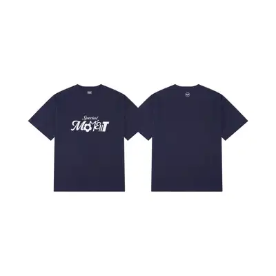 [SPECIALMOMENT] TREASURE グラフィック Tシャツ_ネイビー