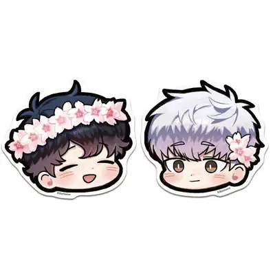 [Winter Passes Cherry Blossom] Gyeoji Cherry Large Chunk Sticker No.4 Cherry Blossom Set