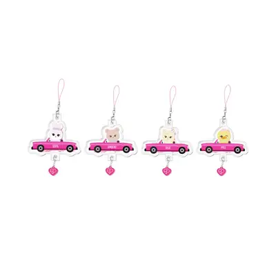 [BPPOPUP] BLACKPINK キャラクター エアチューブ キーリング
