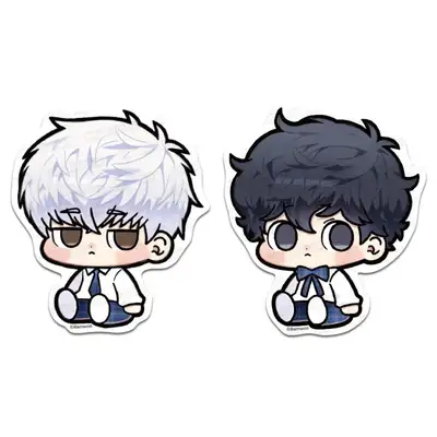 [Winter Passes Cherry Blossoms] Gyeo-ji-beot Bias Big Piece Sticker No.3 Couple Set