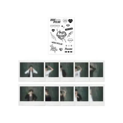 [LOVEPULSE] TREASURE タトゥーステッカー + インスタント写真セット