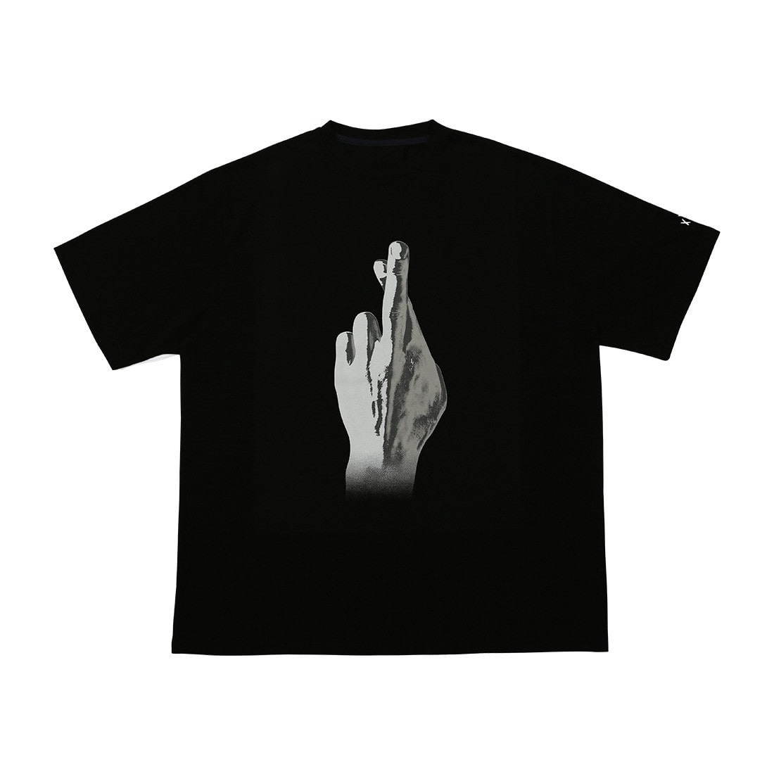 XACADEMY OVERFIT T-SHIRTS_BLACK
