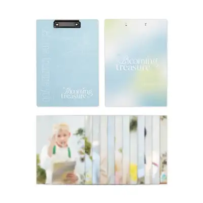 [BLOOMING] TREASURE ハードクリップボード + A4ポスター セット