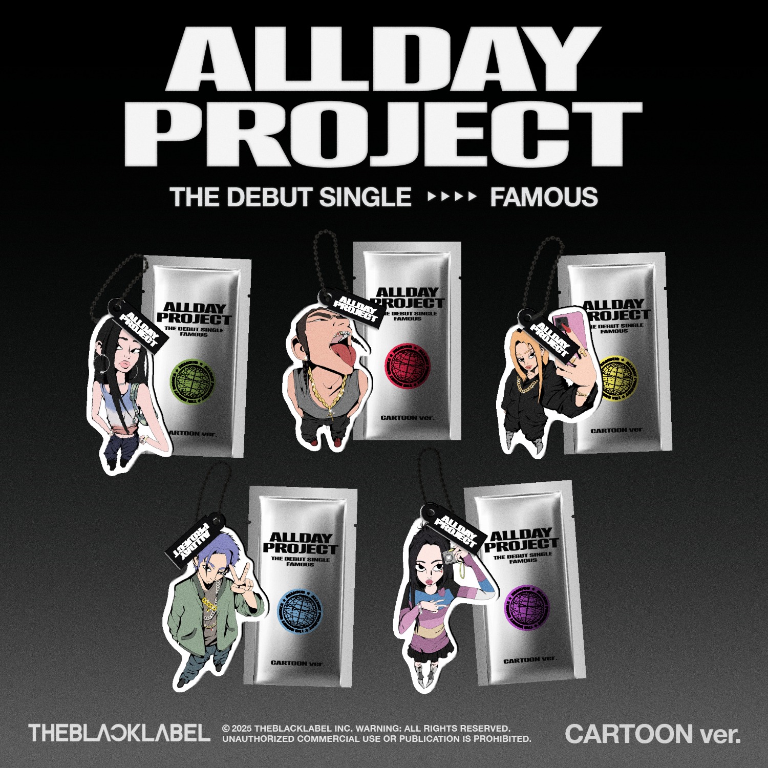 ALLDAY PROJECT The Debut Single 'FAMOUS' CARTOON ver.