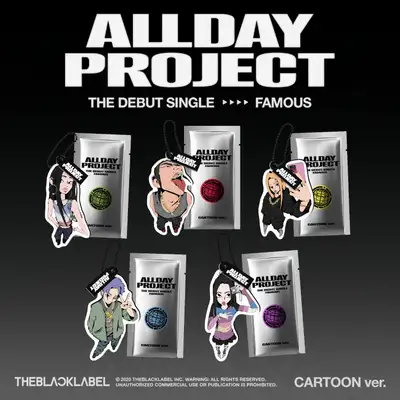 (SET) ALLDAY PROJECT デビューシングル 'FAMOUS' CARTOON ver.
