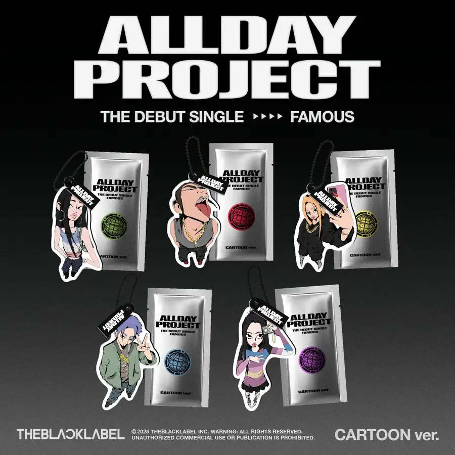 (SET) ALLDAY PROJECT デビューシングル 'FAMOUS' CARTOON ver.