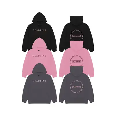 [DEADLINETOUR] BLACKPINK ラウンドロゴ フーディ
