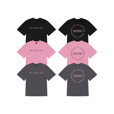 [DEADLINETOUR] BLACKPINK ラウンドロゴ Tシャツ