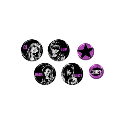 [WELCOMEBACKENCORE] 2NE1 PIN BUTTON SET