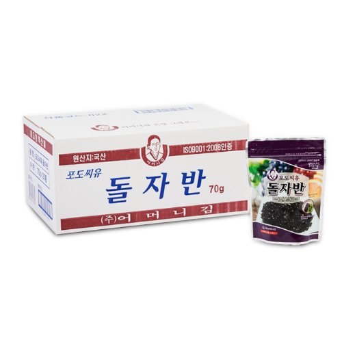 Gwangcheon Mother Grape Seed Oil Stone-Roasted Seaweed 70g