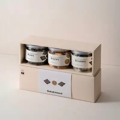 [海苔村] 脆片3種套裝 海苔 昆布 蓮根 辣椒 脆片4種選3