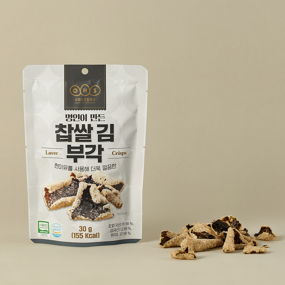 Oh Hee-sook Traditional Bugang - Glutinous Rice Seaweed Bugang 30g